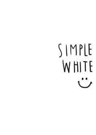 Simple white theme..