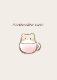 Marshmallow cocoa Hamster -pink-