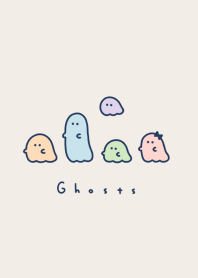 可愛的鬼 | navy brown