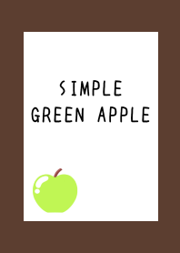 SIMPLE GREEN APPLE/DEEP BROWN