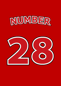 Number 28 red version