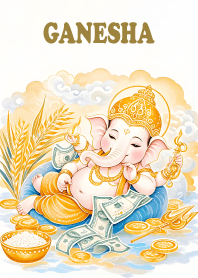 Ganesha, happy, wealthy, rich JP