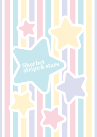 Sherbet stripe&stars