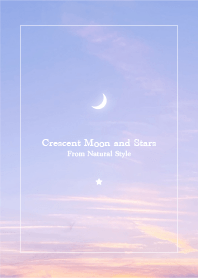 Crescent moon and stars #41