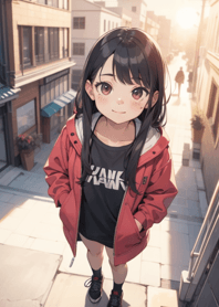 少女が一人 #LaC224。