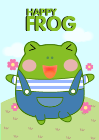 Cute Happy Frog Theme