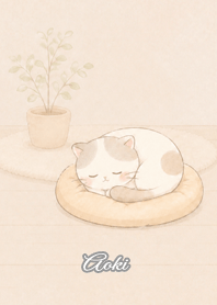 Cozy Lazy Cat: Aoki
