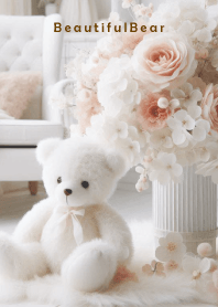 Beautiful Bear-LOVE PINK FLOWER 14