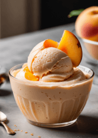 ICE CREAM-PEACH ICE