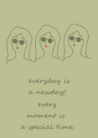 everyday is a newday (pistachio)
