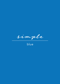限りなくシンプル_blue