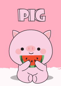 Love Cute Pig Theme Vr.2