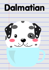 Simple Cute Dalmatian dog Theme