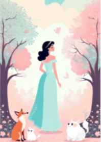 メルヘンな世界（パープル）　癒やし