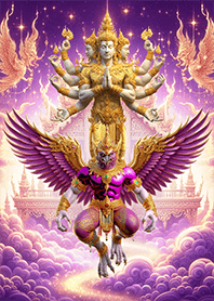 พญาครุฑสีม่วง นารายณ์ทรงสุบรรณ