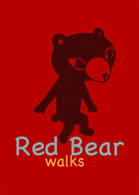 Red Bear walking