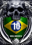 Skull soccer number 10