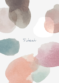 watercolor theme. sea glass color