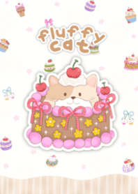 Fluffy cat 2 v.brown