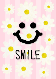 スマイル-お花水彩画-