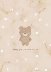 Bears, flowers and hearts beige02_02