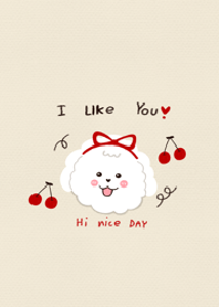 Dog like you cute minimal