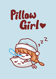 枕頭少女
