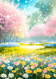 Beautiful real scenery(Spring-707)