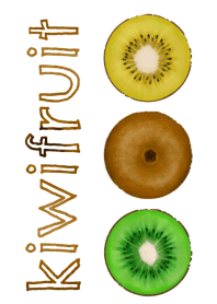 green and gold kiwifruit
