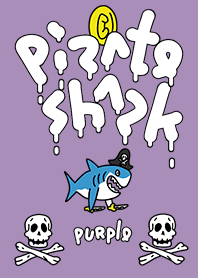 PIRATE SHARK purple.