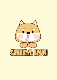 Simple Shiba Inu  Love Food Theme