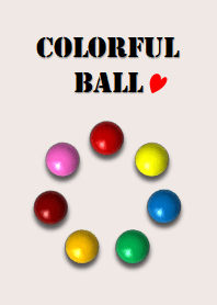 CUTE COLORFUL BALL 1