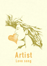Artist love song Pale mustard