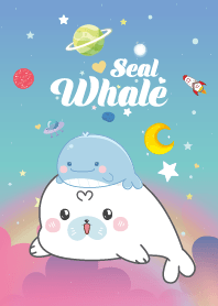 วาฬแมวน้ำอุ๋งๆ เมฆ สีบลูฮาวาย