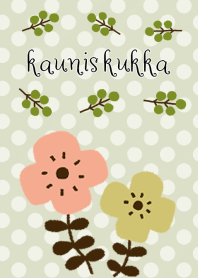 Scandinavian style cute flowers