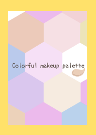 Colorful makeup palettej-YELLOW