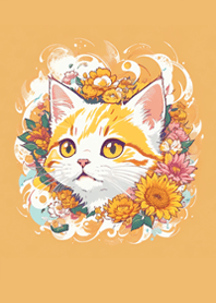 Floral Cat Trails 7