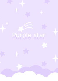 Clouds and Twinkling Stars -Lavender-