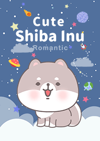 misty cat-White Shiba Inu Galaxy blue2