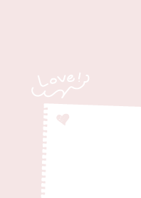 note and heart.To your heart.