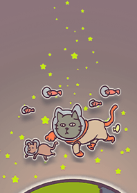 แมวอวกาศจับหนูอวกาศ5 สีม่วง2