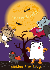 pickles the frog Halloween