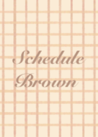 Schedule Earth Tone Brown