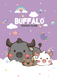 ควายน้อย สายไหม สีม่วง