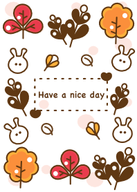 Cute colorful leaves