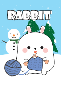 กระต่ายขาวจอมซนในฤดูหนาว