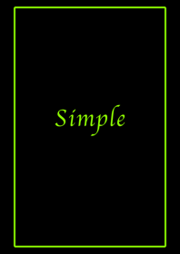 Simple Color with Black No.3-4