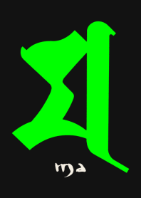 BONJI [ma] BLACK GREEN (0699