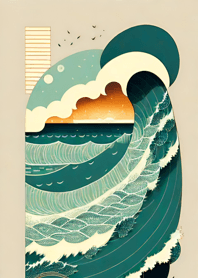 Lanskap Ukiyo-e 8