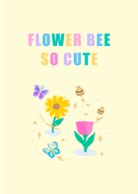 ผึ้งน้อยกับดอกไม้